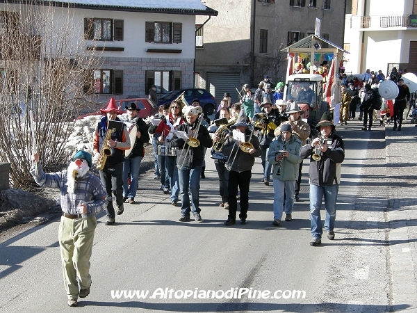 La banda che ha fatto da sfondo musicale al Carnevale 2009 