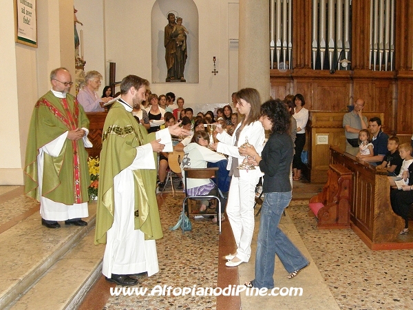 Pane e Vino che diventeranno il Corpo e Sangue di Cristo