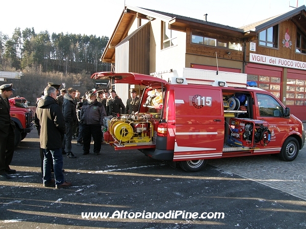 Benedizione automezzi Vigili del Fuoco Volontari di Baselga di Pine'
