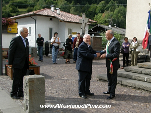 Il Sindaco di Bedollo accoglie don Giorgio