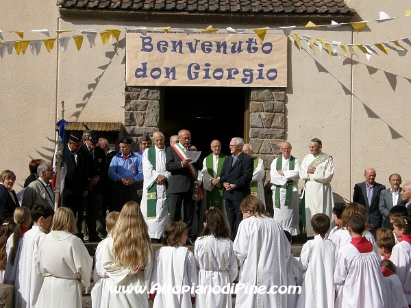 Momenti della cerimonia di benvenuto