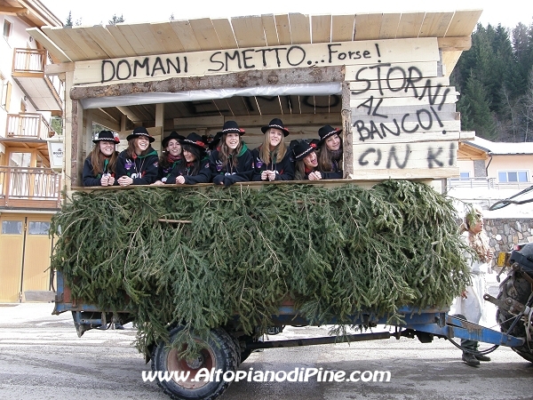Il carro dei Coscritti del 1991 - Carneval Bedolero 2009