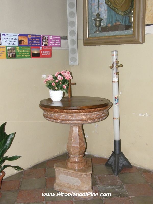 Fonte battesimale 