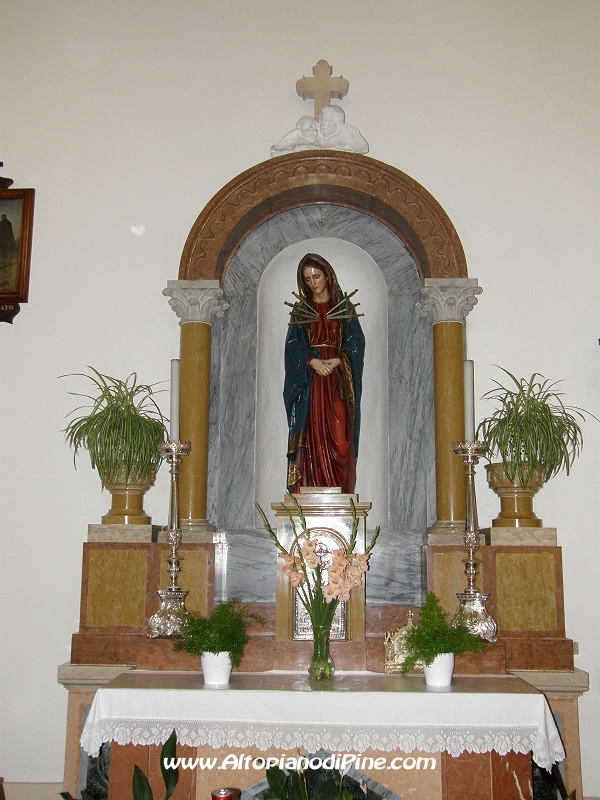 Altare Madonna Addolorata 