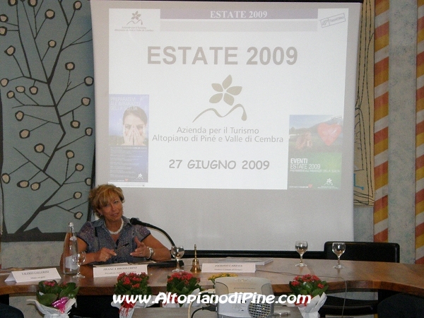 Franca Broseghini Presidente ApT Altopiano di Piné-Valle di Cembra