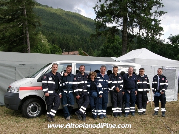 I volontari della Croce Rossa di Pergine - 24 ore del Mai Zeder 2009