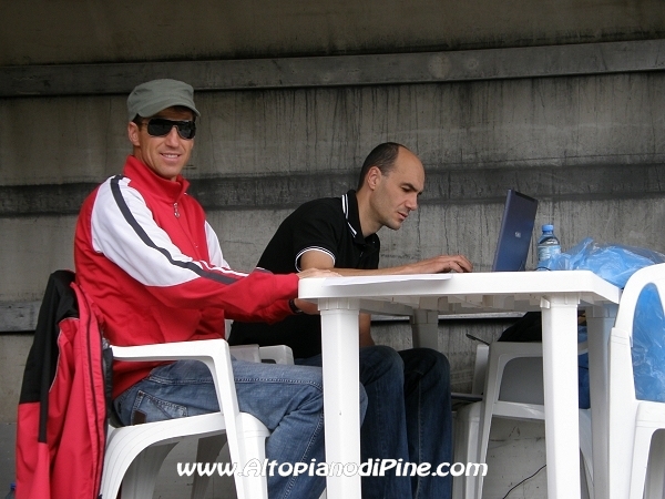 Una delle postazioni per il rilievo dei tempi - Mai Zeder 2009