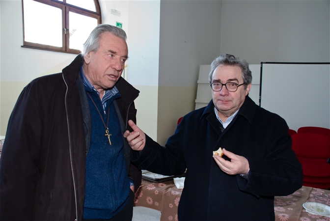 Don Vittorio Cristelli e Don Luigi Benedetti - foto Arturo 