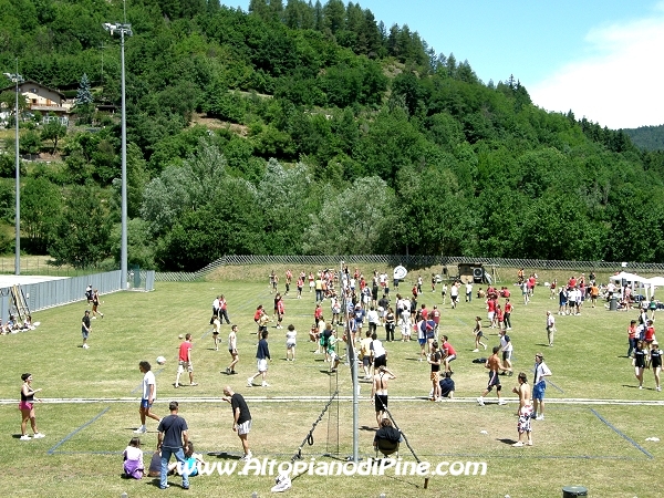 I campi del Green Volley 3x3 edizione 2009