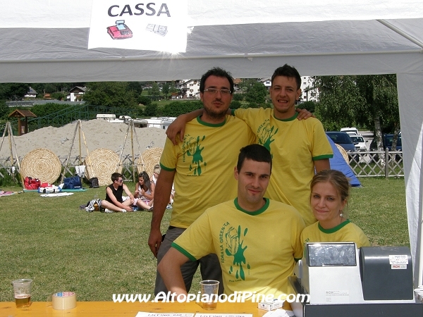Alcuni degli organizzatori del Green Volley 3x3 edizione 2009