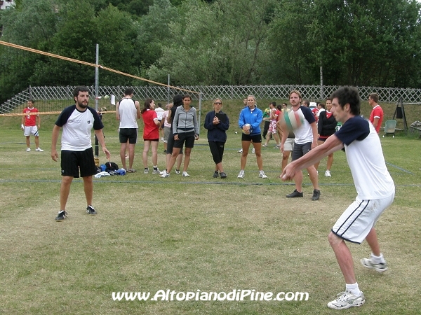 Una delle partite del Green Volley 3x3 edizione 2009