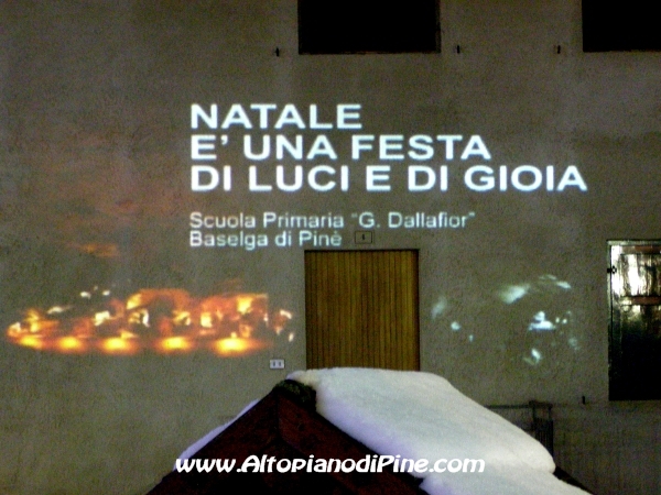 Riflessioni Natalizie da parte dei ragazzi delle scuole pinetane - El paes dei Presepi 2009