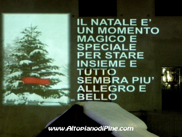 Riflessioni Natalizie da parte dei ragazzi delle scuole pinetane - El paes dei Presepi 2009