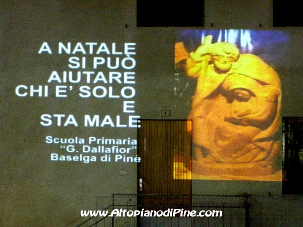 Riflessioni Natalizie da parte dei ragazzi delle scuole pinetane - El paes dei Presepi 2009