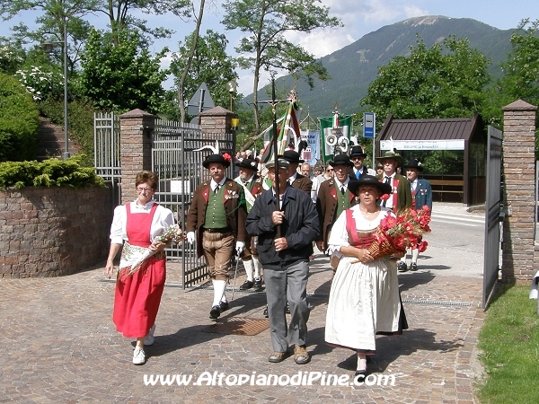 La tappa alla RSA Villa Alpina - Festa Patronale Madonna di Piné 2009