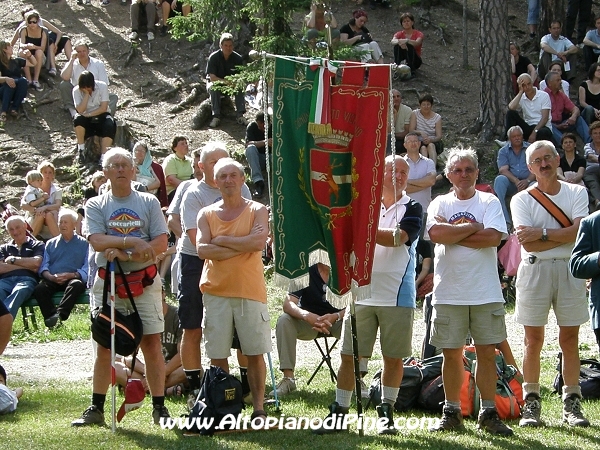 Alcuni dei pellegrini giunti da Quinto Vicentino - Festa Patronale Madonna di Piné 2009