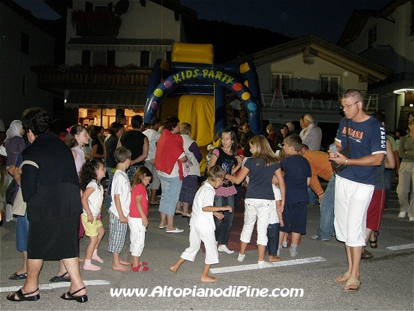 Giochi per i bambini - Piné  sotto le stelle 2009 - 15 luglio 2009 