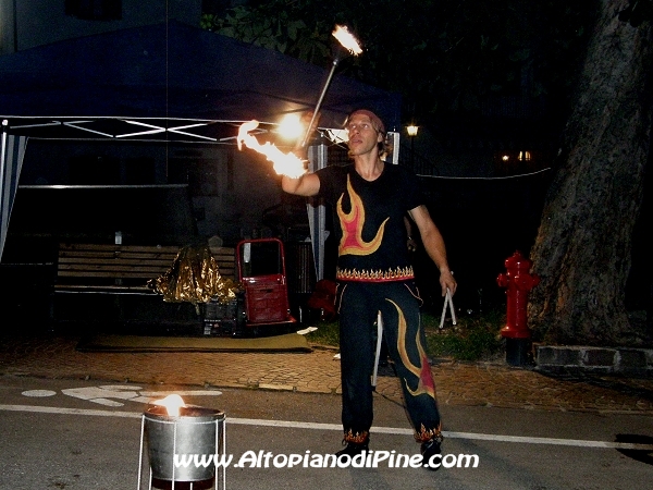 Giocolieri di fuoco - Piné  sotto le stelle 2009 - 15 luglio 2009 