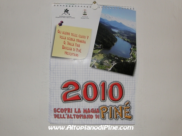 Il calendario realizzato dai ragazzi