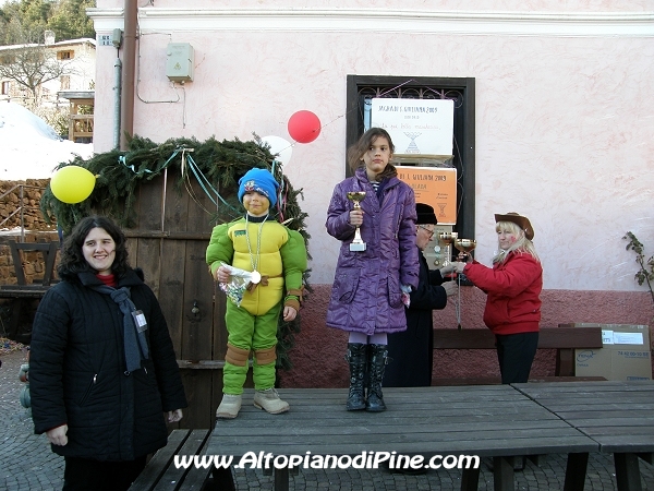 I vincitori della sbigolada, categoria giovanissimi - Sagra di Santa Giuliana 2009