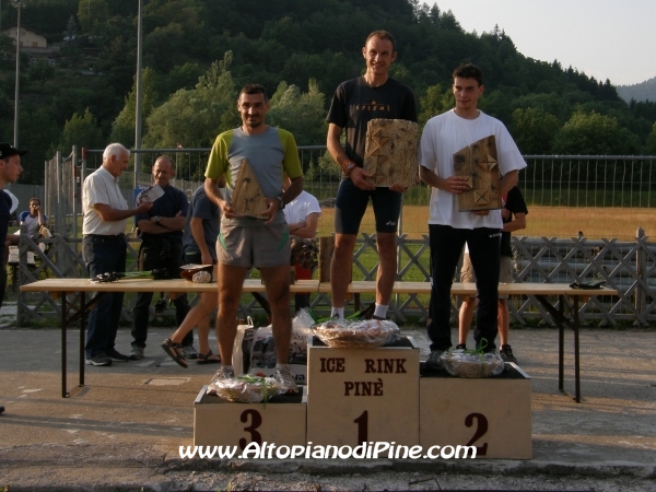 Podio maschile del 3 Trofeo Costalta - 11°  memorial Fiorella e Luca - 2010