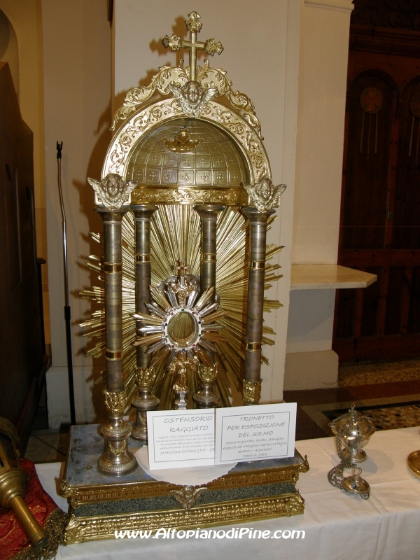 Mostra Arredi Sacri Parrocchia S. Maria Assunta - Baselga di Pine'