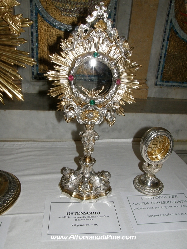 Mostra Arredi Sacri Parrocchia S. Maria Assunta - Baselga di Pine'