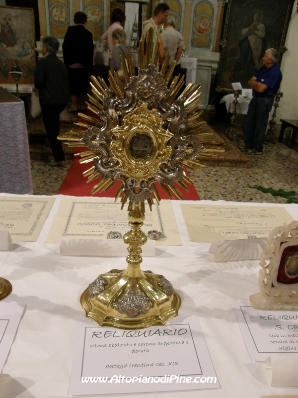 Mostra Arredi Sacri Parrocchia S. Maria Assunta - Baselga di Pine'