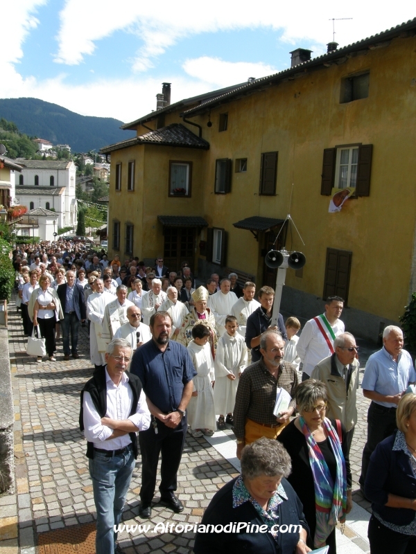 Processione religiosa - Festa della Comunitá S. Maria Assunta 2010 - Baselga di Pine'