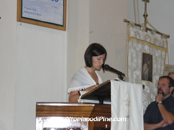 Prima lettura - Festa della Comunitá S. Maria Assunta 2010 - Baselga di Pine'