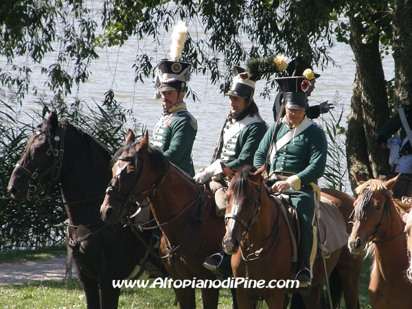 Rievocazione ritirata truppe francesi - Baselga di Piné agosto 2010