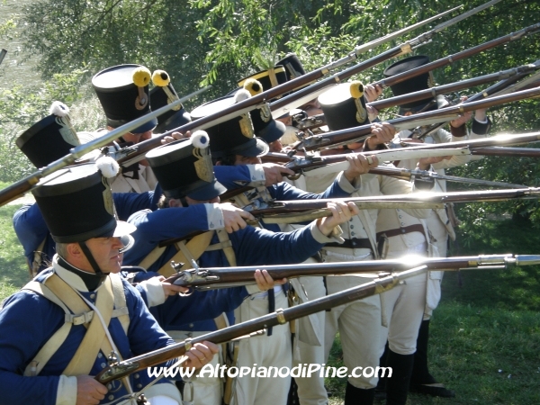 Rievocazione ritirata truppe francesi - Baselga di Piné agosto 2010