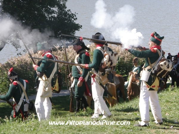 Rievocazione ritirata truppe francesi - Baselga di Piné agosto 2010