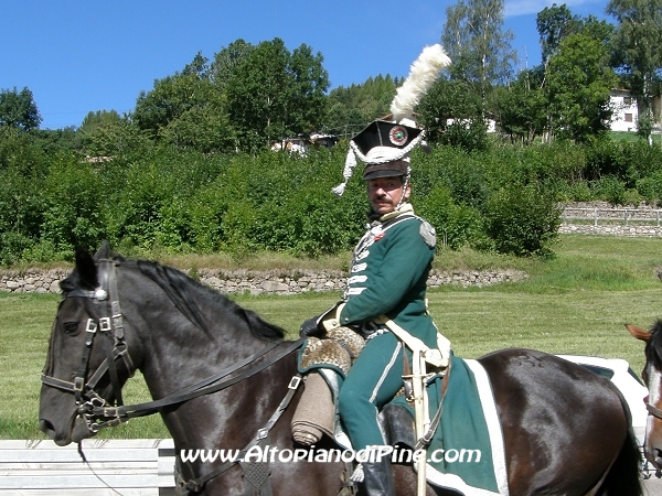 Rievocazione ritirata truppe francesi - Baselga di Piné agosto 2010