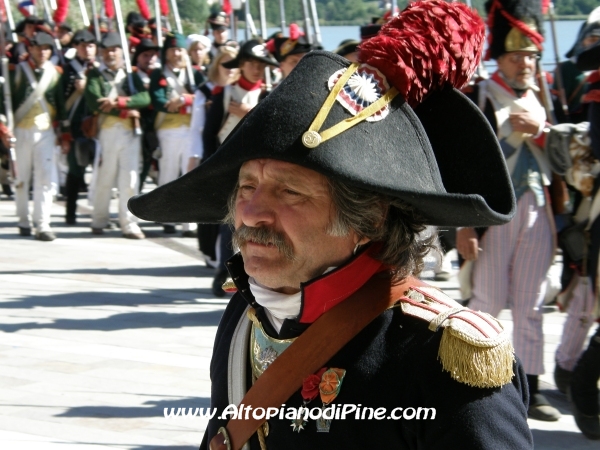 Rievocazione ritirata truppe francesi - Baselga di Piné agosto 2010