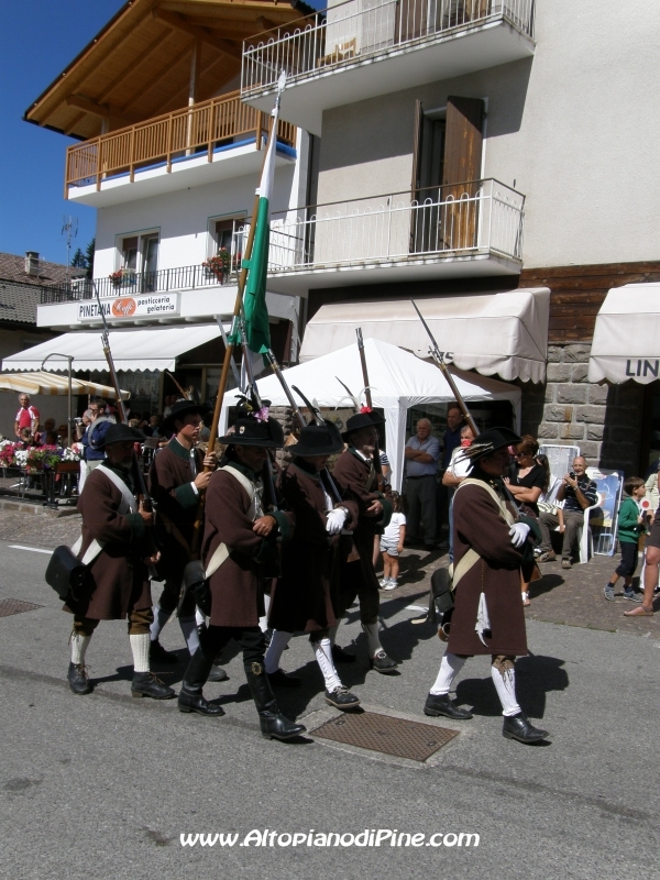 Rievocazione ritirata truppe francesi - Baselga di Piné agosto 2010