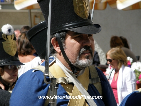 Rievocazione ritirata truppe francesi - Baselga di Piné agosto 2010