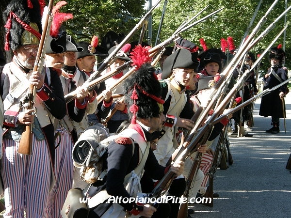 Rievocazione ritirata truppe francesi - Baselga di Piné agosto 2010
