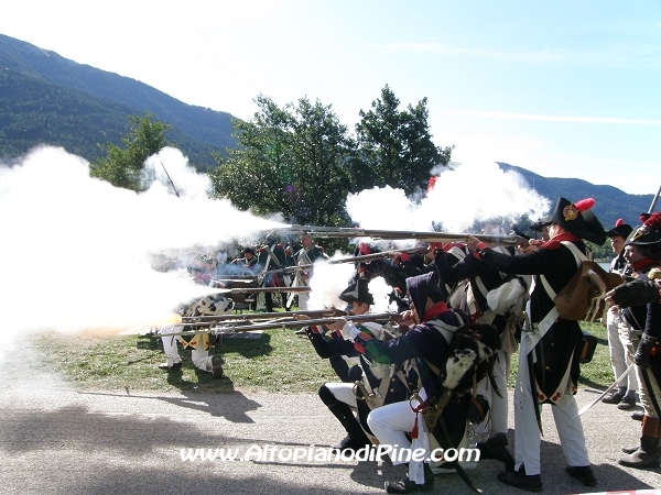 Rievocazione ritirata truppe francesi - Baselga di Piné agosto 2010