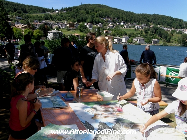 Laboratori artistici di Lucia e Giorgia Giovannini - Dragon Festival 2010 - Baselga di Pine'