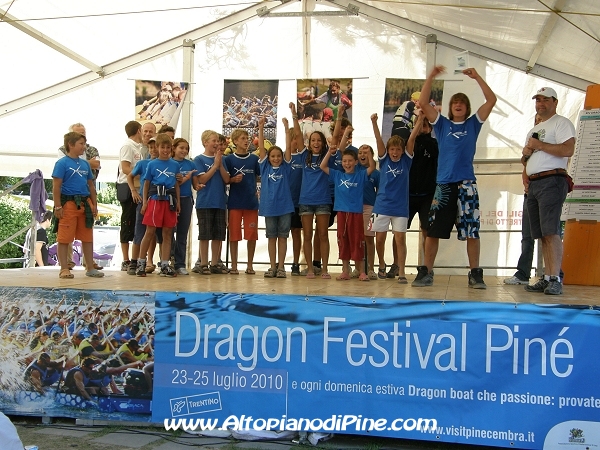 I vincitori categoria Baby - Dragon Festival 2010 - Baselga di Pine'