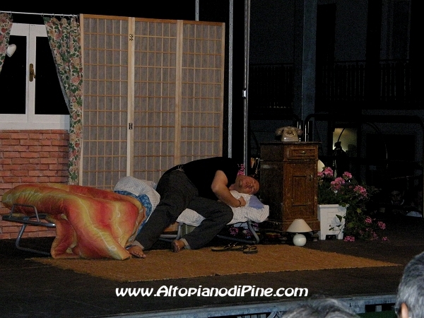 Il comico Mario Cagol - Piné  sotto le stelle 2010 - 14 luglio 2010