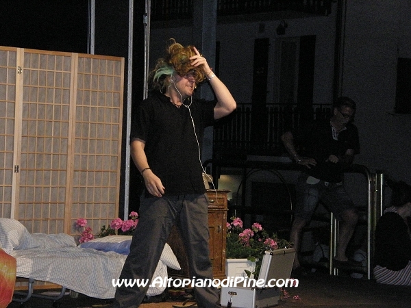 Il comico Mario Cagol - Piné  sotto le stelle 2010 - 14 luglio 2010