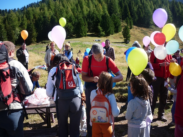 Palloncini per la Pace - Rifugio Tonini 2010