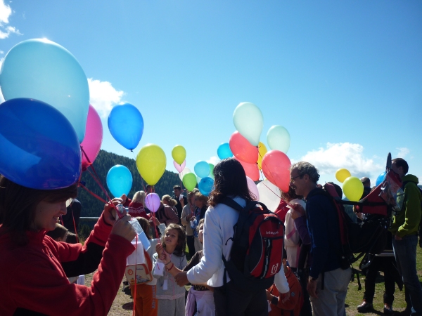 Palloncini per la Pace - Rifugio Tonini 2010