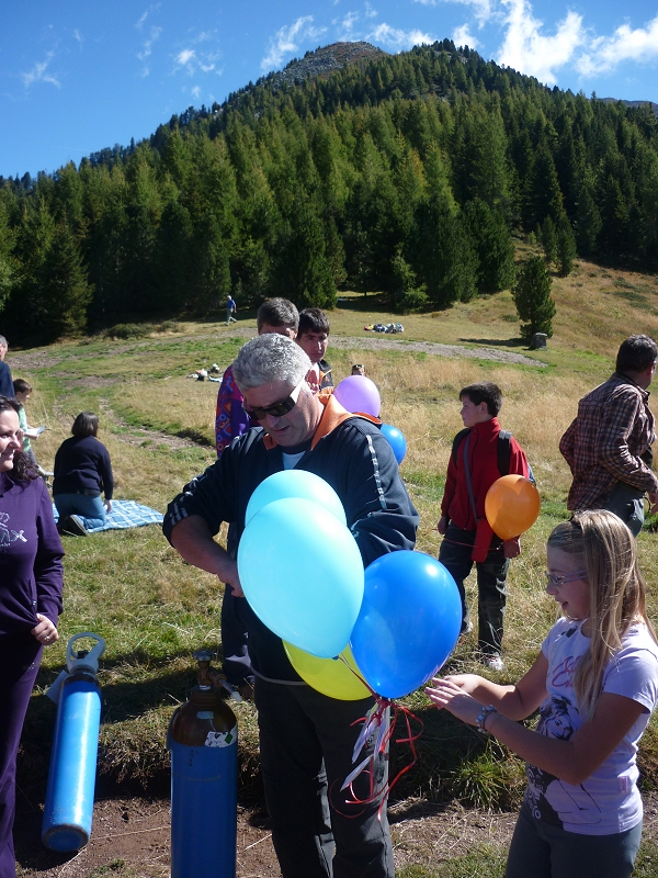 Palloncini per la Pace - Rifugio Tonini 2010