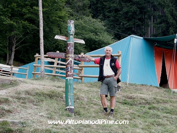 Ruggero Dal Pezzo animatore di Campo Maglio 2010 a Rizzolaga