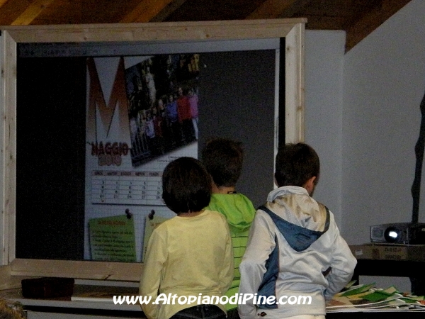 Presentazione del calendario da parte dei ragazzi - maggio