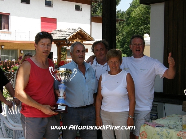 Primi classificati APD Altopiano di Piné A - Trofeo Anesin 2010