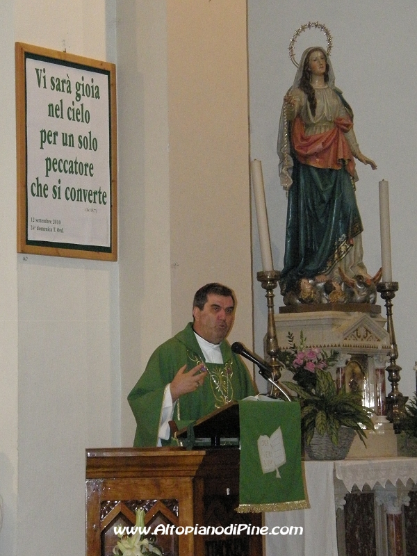 Un momento della celebrazione